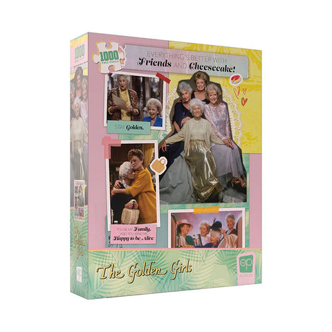 Puzzle: The Golden Girls “Everything’s Better with Friends and Cheesecake” 1000 Piece Puzzle