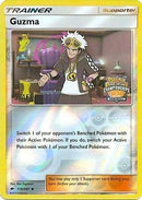 Guzma - 115/147 (Regional Championships) [Staff]/147  - Reverse Holofoil League & Championship Cards - Promo