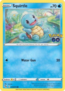 Squirtle 015  - Reverse Holofoil Pokemon GO - Common