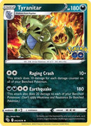 Tyranitar 043  - Holofoil Pokemon GO - Holo Rare