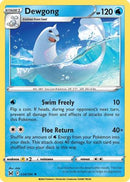 Dewgong 034  - Reverse Holofoil SWSH11 Lost Origin - Rare
