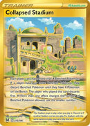 Collapsed Stadium (Secret) 215  - Holofoil SWSH11 Lost Origin - Secret Rare