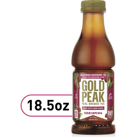 18.5 oz Bottle: Gold Peak Tea: California Raspberry Tea