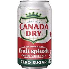 12oz Can: Zero: Canada Dry: Fruit Splash