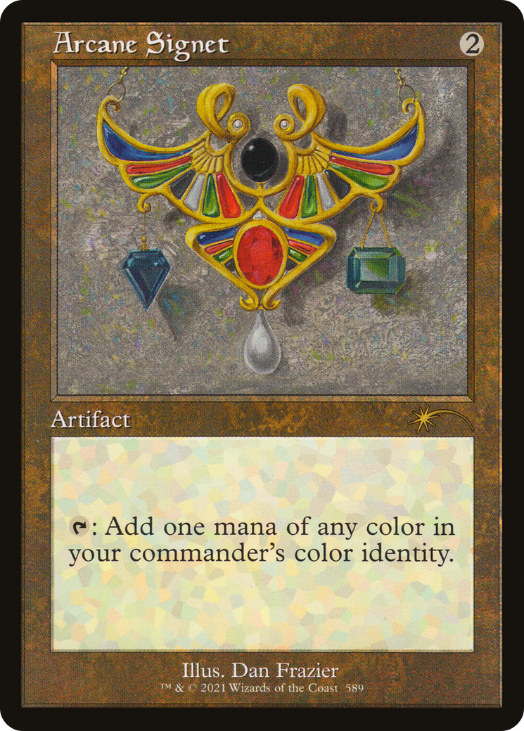 Arcane Signet (589) (SLD-589) - Secret Lair Drop Etched Foil
