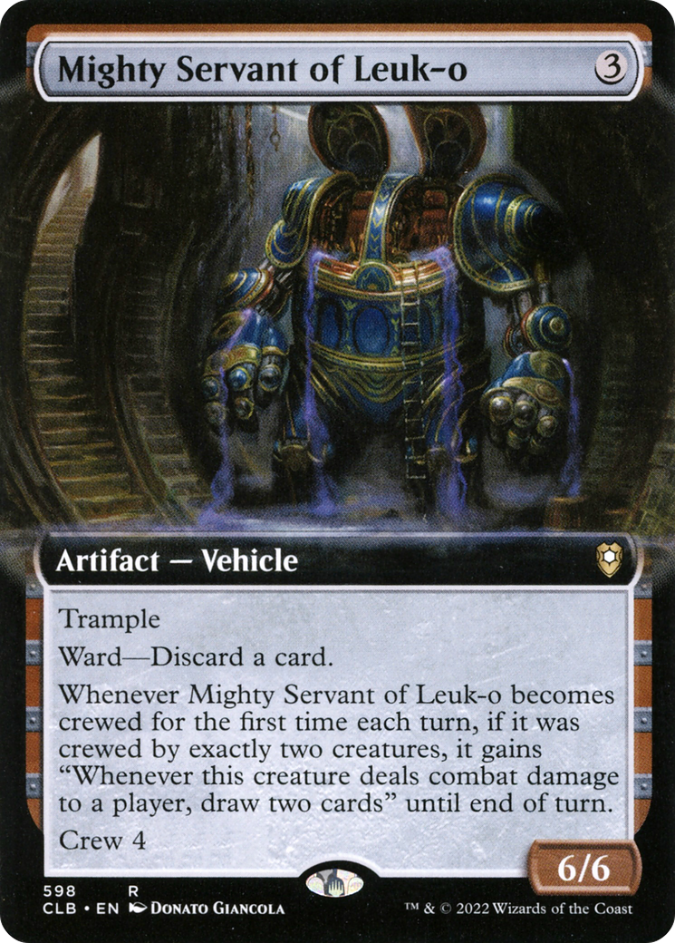 Mighty Servant of Leuk-o (Extended Art) [Commander Legends: Battle for Baldur's Gate]
