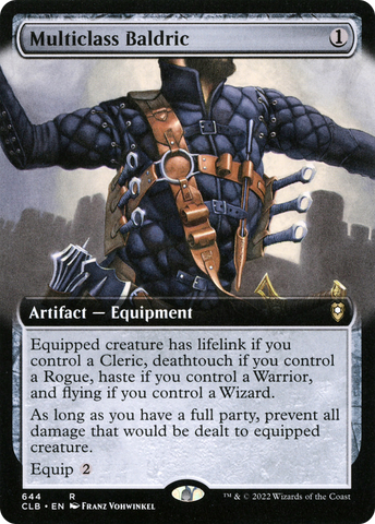 Multiclass Baldric (Extended Art) [Commander Legends: Battle for Baldur's Gate]