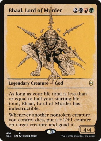Bhaal, Lord of Murder (Showcase) [Commander Legends: Battle for Baldur's Gate]