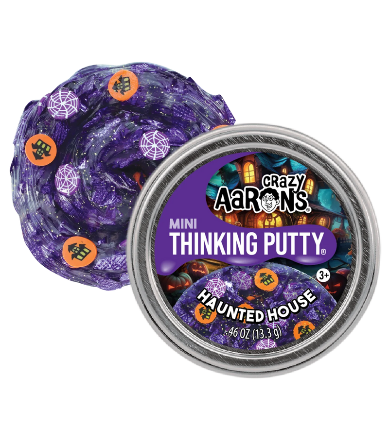 Crazy Aaron's - Mini Tin- Haunted House Thinking Putty