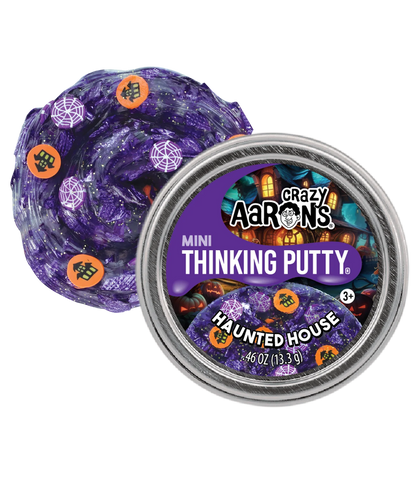 Crazy Aaron's - Mini Tin- Haunted House Thinking Putty