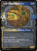 Gold-Forged Thopteryx (Showcase Halo Foil) [March of the Machine: The Aftermath]