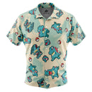 Hawaiian Shirt: Anime: Pokemon: Totodile w/ Poke Ball: M