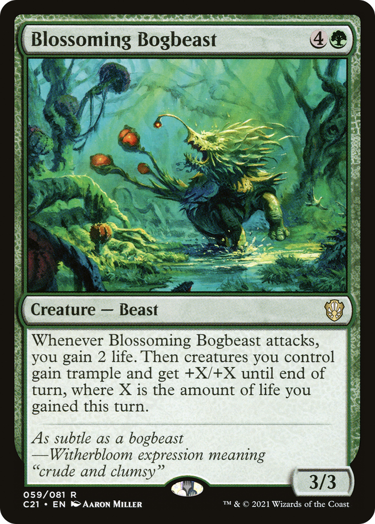 Blossoming Bogbeast [Commander 2021]