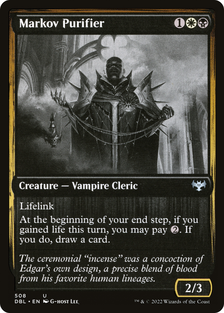Markov Purifier [Innistrad: Double Feature]