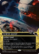 Power Depot (0124) (Borderless) (Galaxy Foil) [Edge of Eternities: Stellar Sights]
