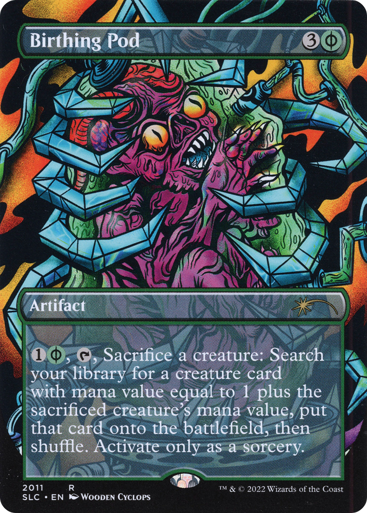 Birthing Pod (Borderless Alternate Art) [Secret Lair Countdown Kit]