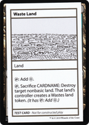 Waste Land (2021 Edition) [Mystery Booster Playtest Cards]