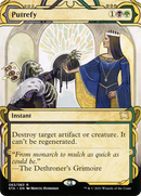 Putrefy (STA-063) - Strixhaven Mystical Archive: (Showcase) (Borderless) Etched Foil