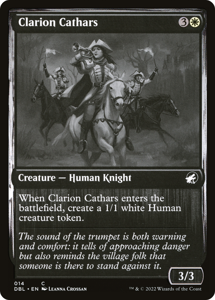 Clarion Cathars [Innistrad: Double Feature]