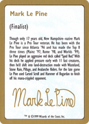 Mark Le Pine Bio [World Championship Decks 1999]