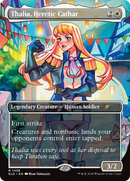 Thalia, Heretic Cathar (SLD-1428) - Secret Lair Drop (Borderless) Foil