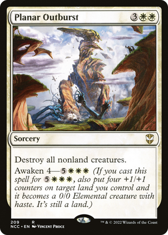 Planar Outburst [Streets of New Capenna Commander]