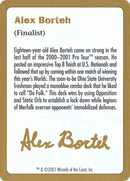 Alex Borteh Bio [World Championship Decks 2001]