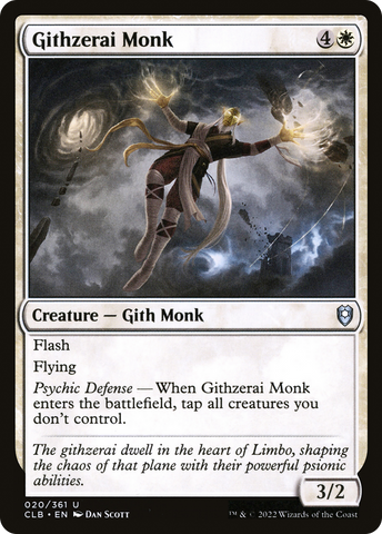 Githzerai Monk [Commander Legends: Battle for Baldur's Gate]