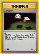 Gambler 060  - 1st Edition Fossil - Common