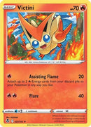 Victini 023  - Reverse Holofoil SWSH12 Silver Tempest - Rare