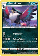 Honchkrow 107  - Reverse Holofoil SWSH12 Silver Tempest - Uncommon