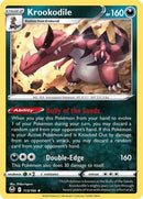 Krookodile 113  - Holofoil SWSH12 Silver Tempest - Holo Rare