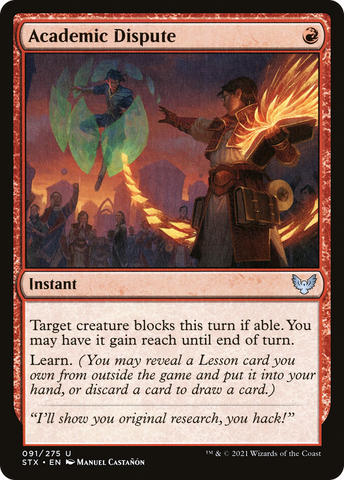 Academic Dispute [Strixhaven: School of Mages]