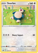 Snorlax 109  - Reverse Holofoil Crown Zenith - Rare