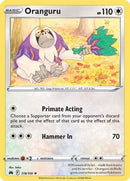 Oranguru 119  - Reverse Holofoil Crown Zenith - Rare