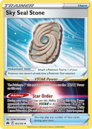 Sky Seal Stone 143  - Holofoil Crown Zenith - Holo Rare