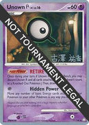 Unown (R) - 2010 (Yuka Furusawa) 077  World Championship Decks - Uncommon