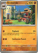 Krokorok 116  - Reverse Holofoil SV01 Scarlet & Violet Base Set - Common