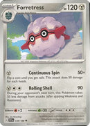 Forretress 139  - Reverse Holofoil SV01 Scarlet & Violet Base Set - Uncommon