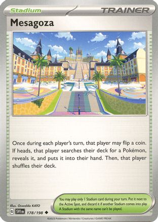 Mesagoza 178/198  - Reverse Holofoil SV01 Scarlet & Violet Base Set - Uncommon