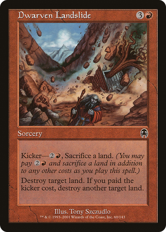 Dwarven Landslide [Apocalypse]