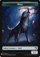 Wolf // Vampire Double-Sided Token [Secret Lair: From Cute to Brute Tokens]