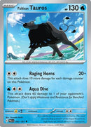 Paldean Tauros 041/193  - Reverse Holofoil SV02 Paldea Evolved - Uncommon