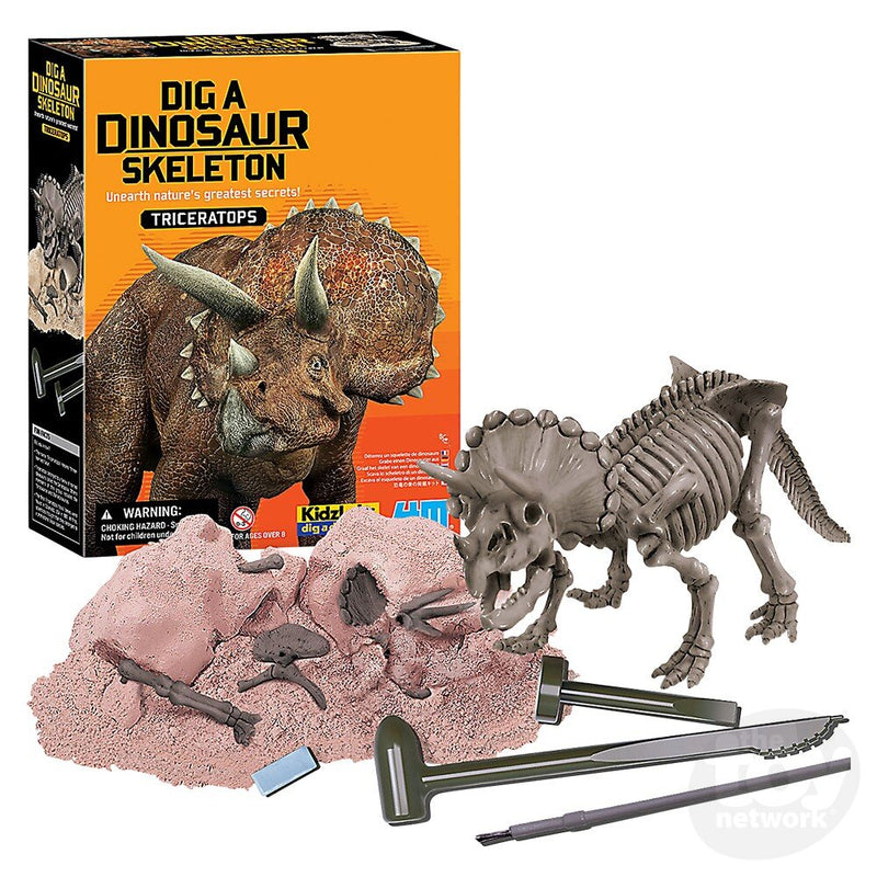 Dig A Dinosaur Skeleton: Triceratops