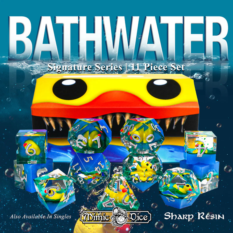 Mimic Dice: Signature Resin 11pc: Bathwater