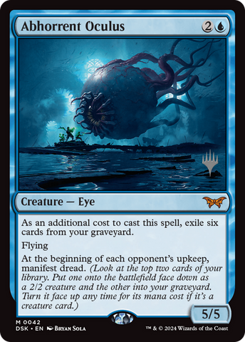 Abhorrent Oculus (Promo Pack) [Duskmourn: House of Horror Promos]