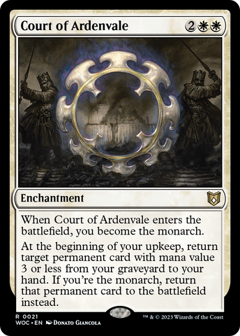 Court of Ardenvale [Wilds of Eldraine Commander]