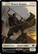 Food (10) // Human Soldier (02) Double-Sided Token [The Lord of the Rings: Tales of Middle-Earth Tokens]