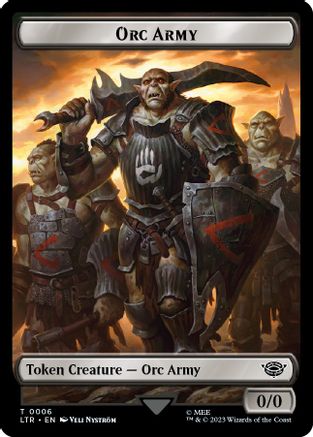 Food (10) // Orc Army (06) Double-Sided Token [The Lord of the Rings: Tales of Middle-Earth Tokens]