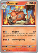 Camerupt 032  - Reverse Holofoil SV03 Obsidian Flames - Uncommon